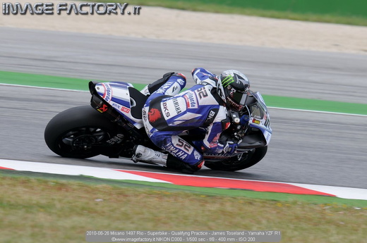 2010-06-26 Misano 1497 Rio - Superbike - Qualifyng Practice - James Toseland - Yamaha YZF R1